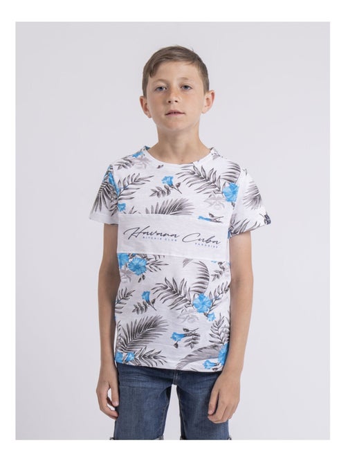 T-shirt col rond NIRITIX garçon - Kiabi