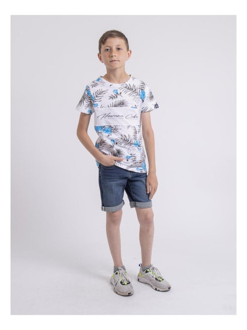T-shirt col rond NIRITIX garçon - Kiabi