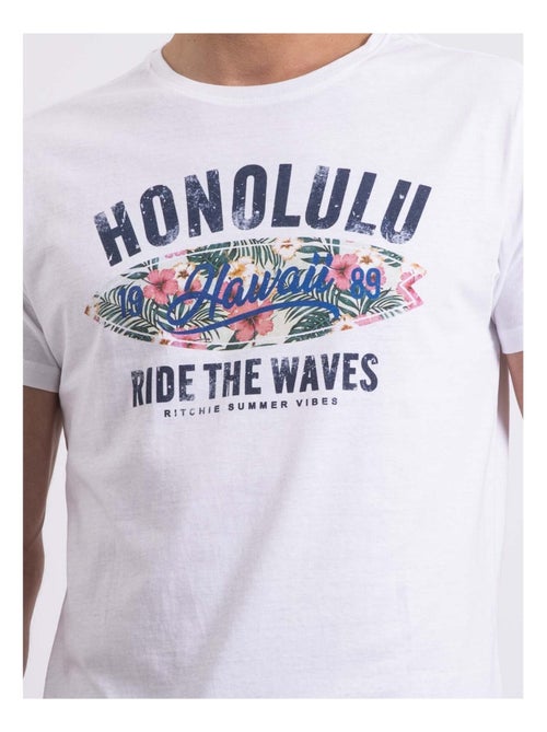 T-shirt col rond NIROULIO - Kiabi