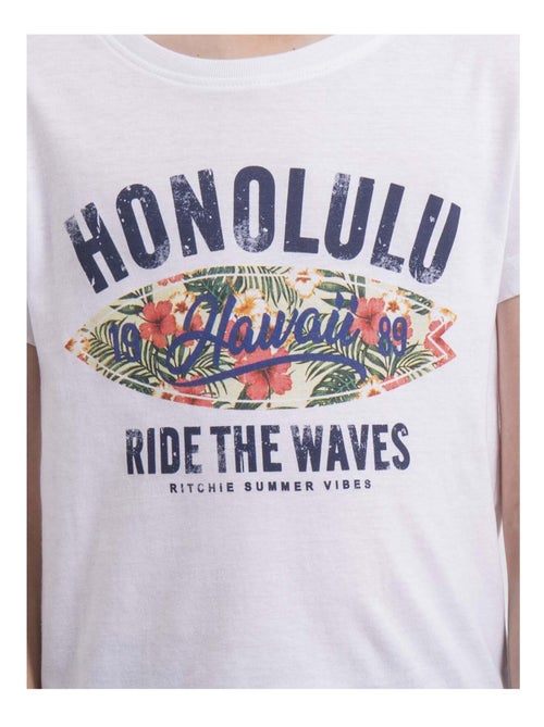 T-shirt col rond NIROULIO-J - Kiabi