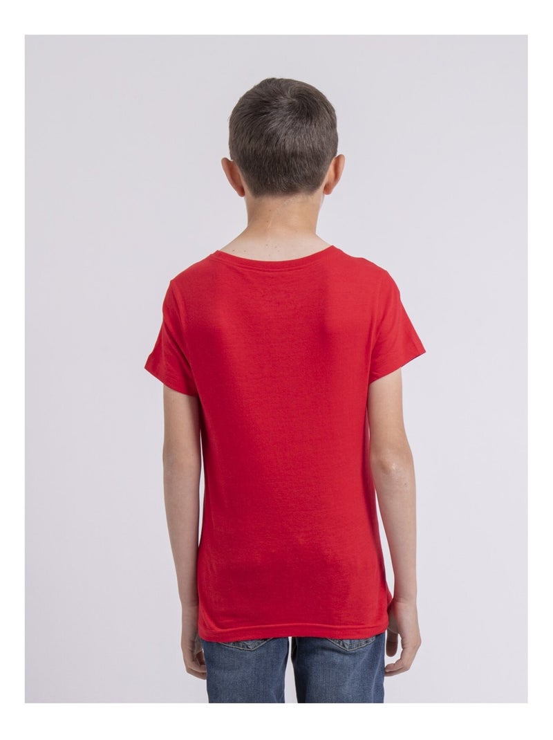 T-shirt col rond NIROULIO-J Rouge - Kiabi