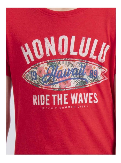 T-shirt col rond NIROULIO-J - Kiabi