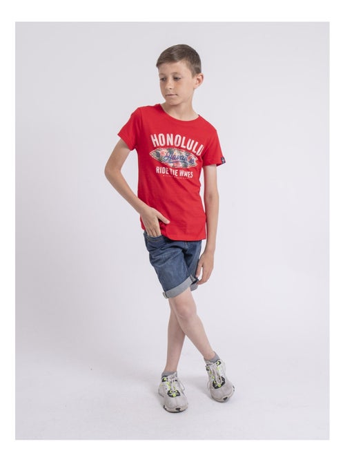 T-shirt col rond NIROULIO-J - Kiabi