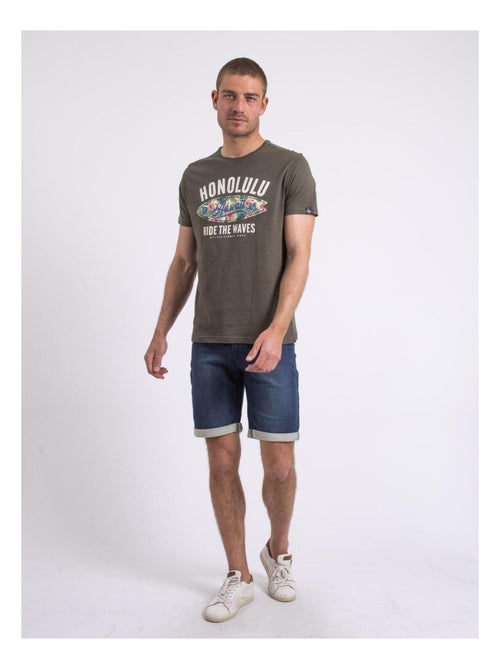 T-shirt col rond NIROULIO - Kiabi