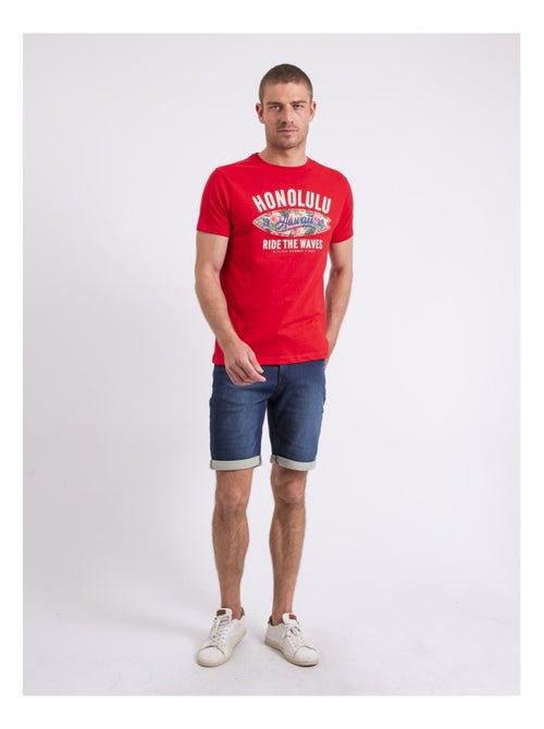 T-shirt col rond NIROULIO - Kiabi