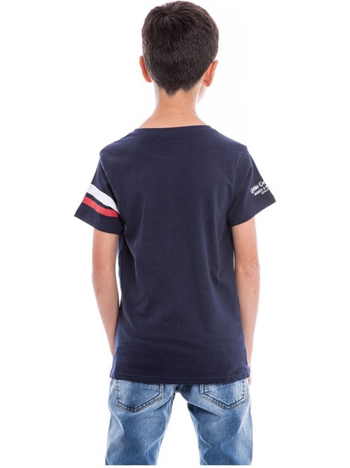 T-shirt col rond NOLERO garçon - Kiabi