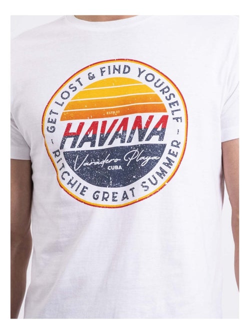 T-shirt col rond NOLPIX - Kiabi