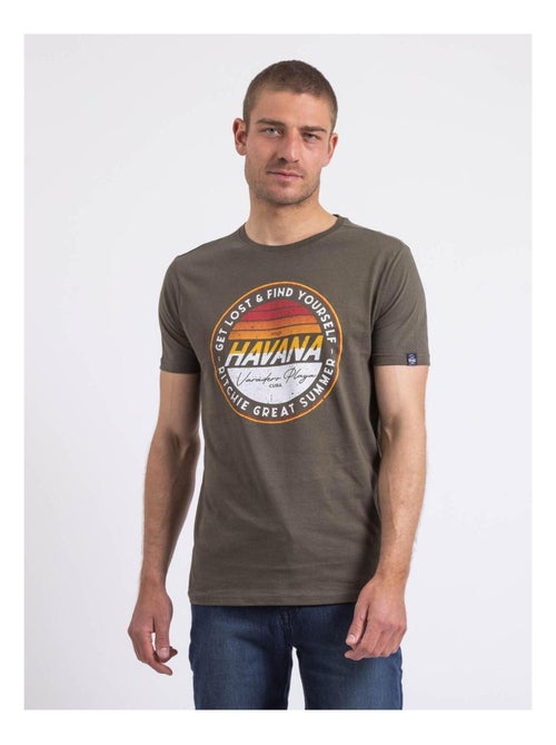 T-shirt col rond NOLPIX - Kiabi