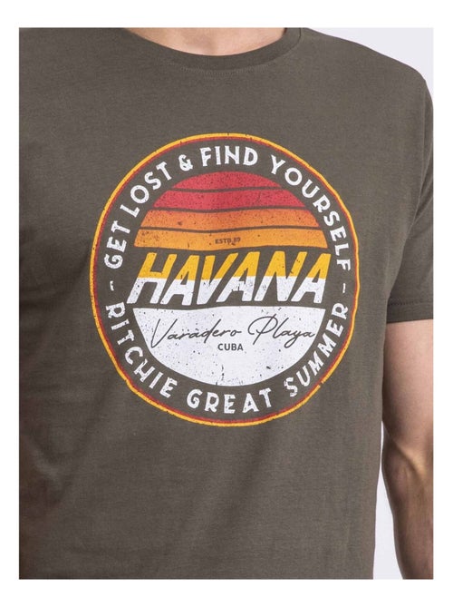 T-shirt col rond NOLPIX - Kiabi