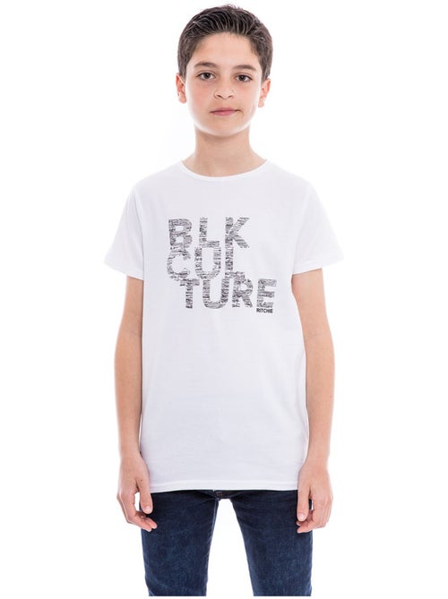 T-shirt col rond NOMADE garçon - Kiabi