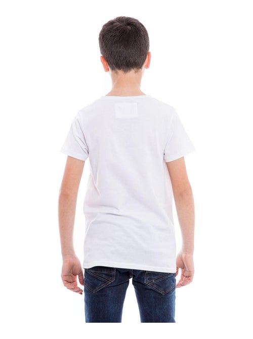 T-shirt col rond NOMADE garçon - Kiabi