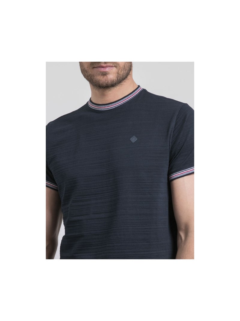 T-shirt col rond NOPILIAS Bleu marine - Kiabi