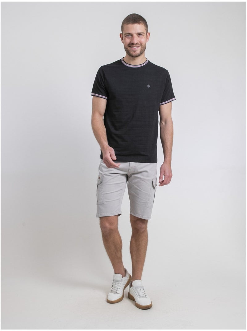 T-shirt col rond NOPILIAS Noir - Kiabi