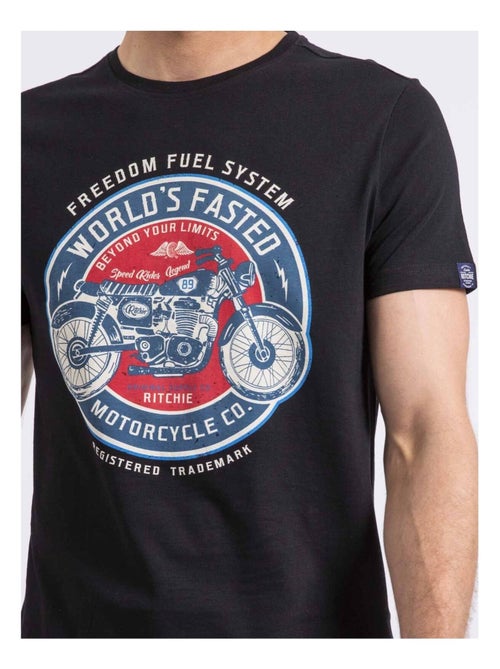 T-shirt col rond NOUCAS - Kiabi