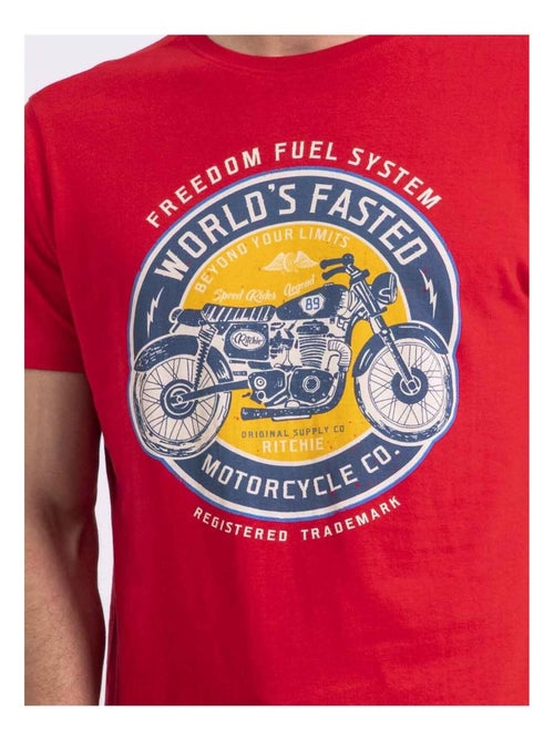 T-shirt col rond NOUCAS - Kiabi