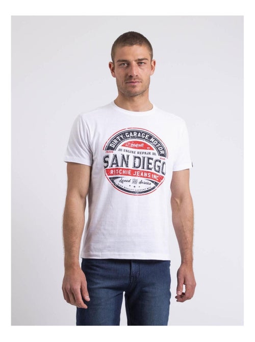 T-shirt col rond NOUMARS - Kiabi