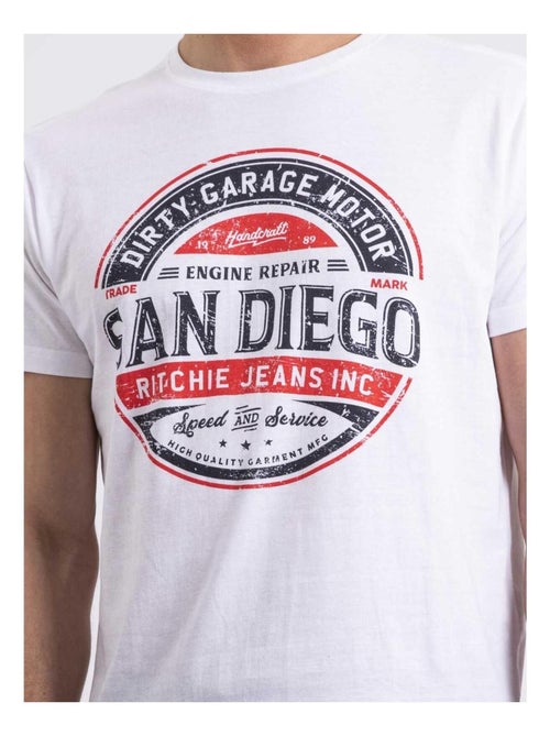 T-shirt col rond NOUMARS - Kiabi