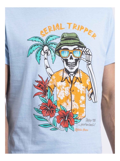 T-shirt col rond NULRIK - Kiabi