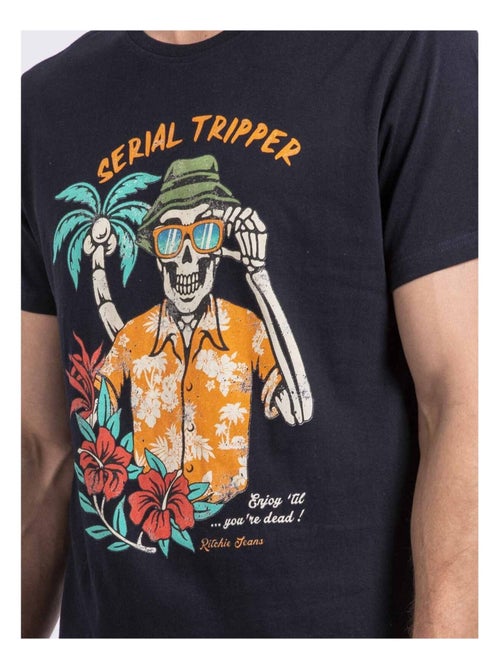 T-shirt col rond NULRIK - Kiabi