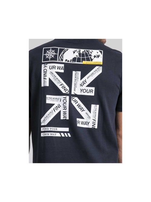 T-shirt col rond oversize pur coton JOEDEN - Kiabi