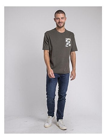 T-shirt col rond oversize pur coton JOEDEN