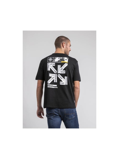 T-shirt col rond oversize pur coton JOEDEN - Kiabi