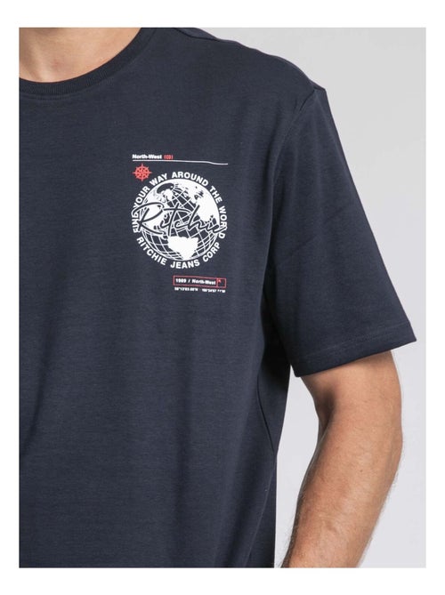 T-shirt col rond oversize pur coton JOHART - Kiabi