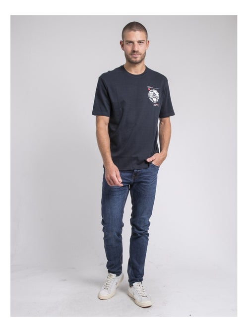 T-shirt col rond oversize pur coton JOHART - Kiabi