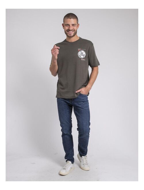 T-shirt col rond oversize pur coton JOHART - Kiabi