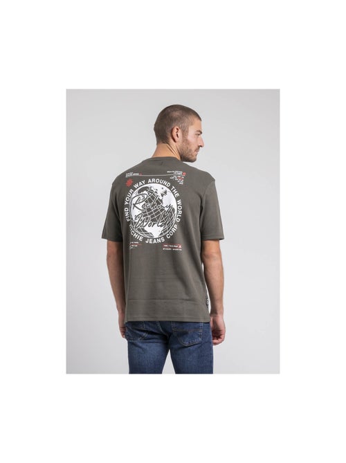 T-shirt col rond oversize pur coton JOHART - Kiabi