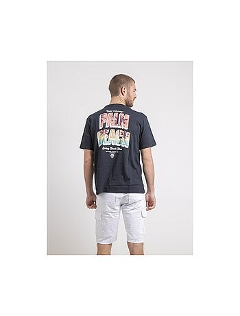 T-shirt col rond oversize pur coton NAHAMAS