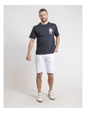 T-shirt col rond oversize pur coton NAHAMAS