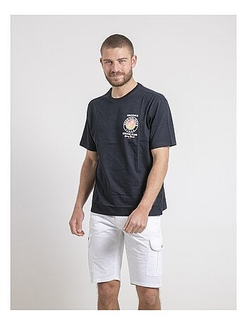 T-shirt col rond oversize pur coton NAHAMAS