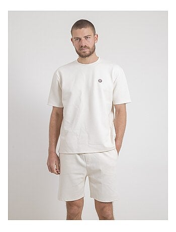 T-shirt col rond oversize pur coton NEWMIX