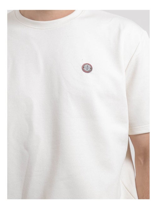 T-shirt col rond oversize pur coton NEWMIX - Kiabi