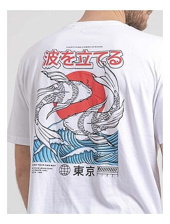 T-shirt col rond oversize pur coton NIGORILLE