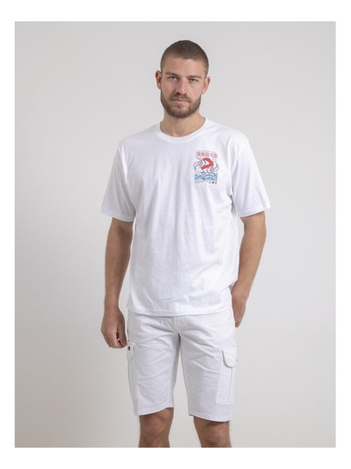 T-shirt col rond oversize pur coton NIGORILLE - Kiabi