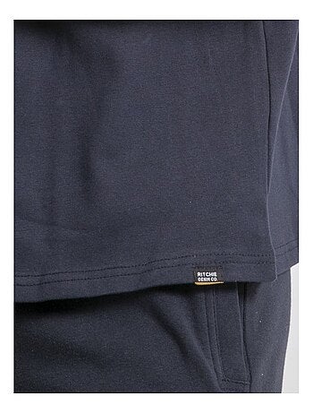 T-shirt col rond oversize pur coton NOBUKA