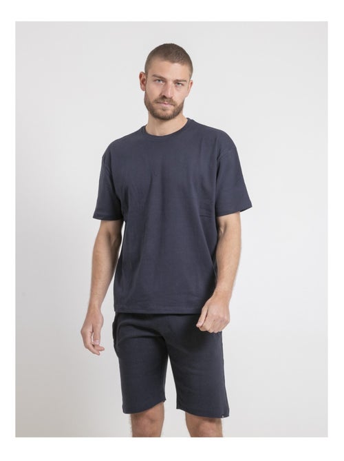 T-shirt col rond oversize pur coton NOBUKA - Kiabi