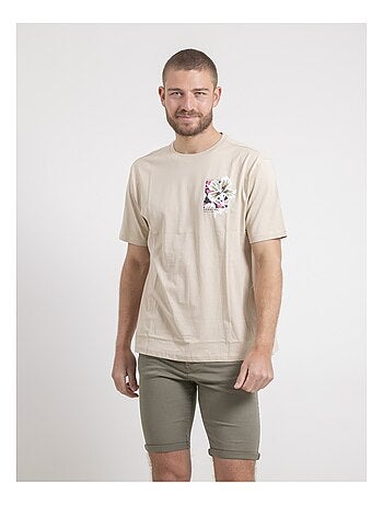 T-shirt col rond oversize pur coton NOFENIX
