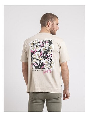T-shirt col rond oversize pur coton NOFENIX