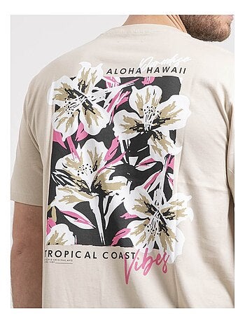 T-shirt col rond oversize pur coton NOFENIX