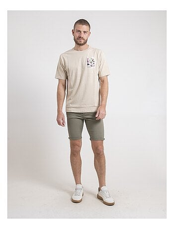 T-shirt col rond oversize pur coton NOFENIX