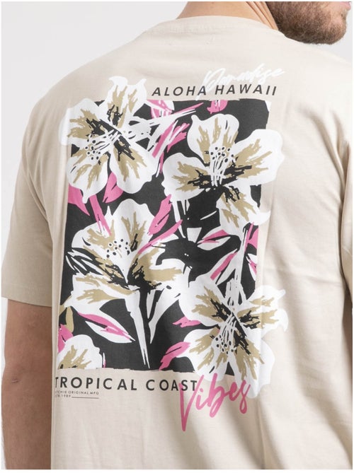 T-shirt col rond oversize pur coton NOFENIX - Kiabi