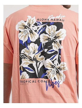T-shirt col rond oversize pur coton NOFENIX