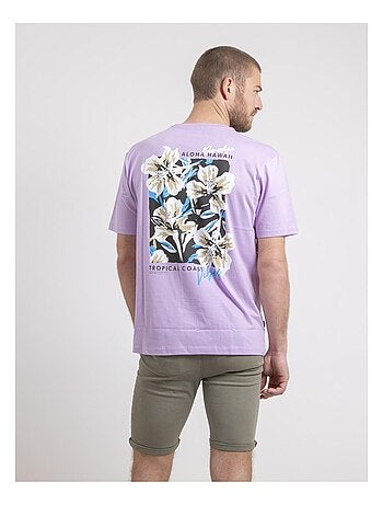 T-shirt col rond oversize pur coton NOFENIX