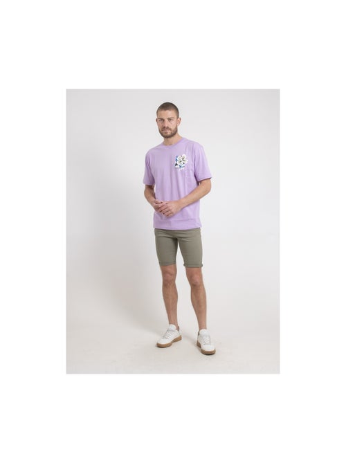 T-shirt col rond oversize pur coton NOFENIX - Kiabi