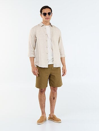 T-shirt uni à col rond homme