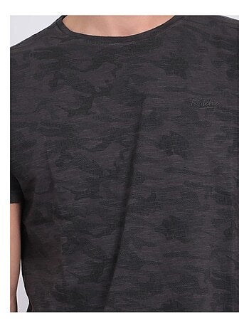 T-shirt col rond pur coton à motifs NENDRIX