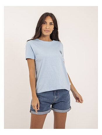 T-shirt col rond pur coton FABIANA